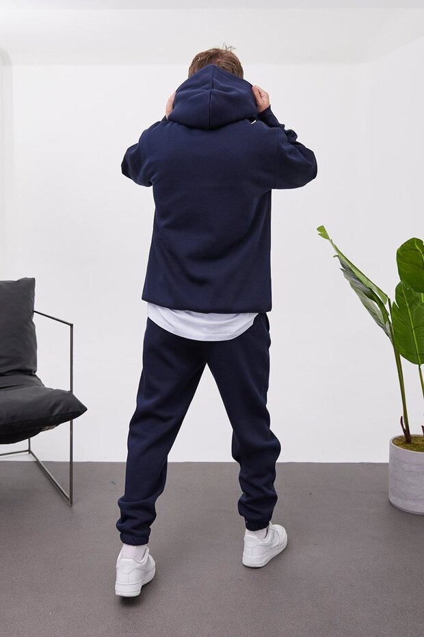 Şardonlu Basic Lacivert Eşofman Takımı - 2