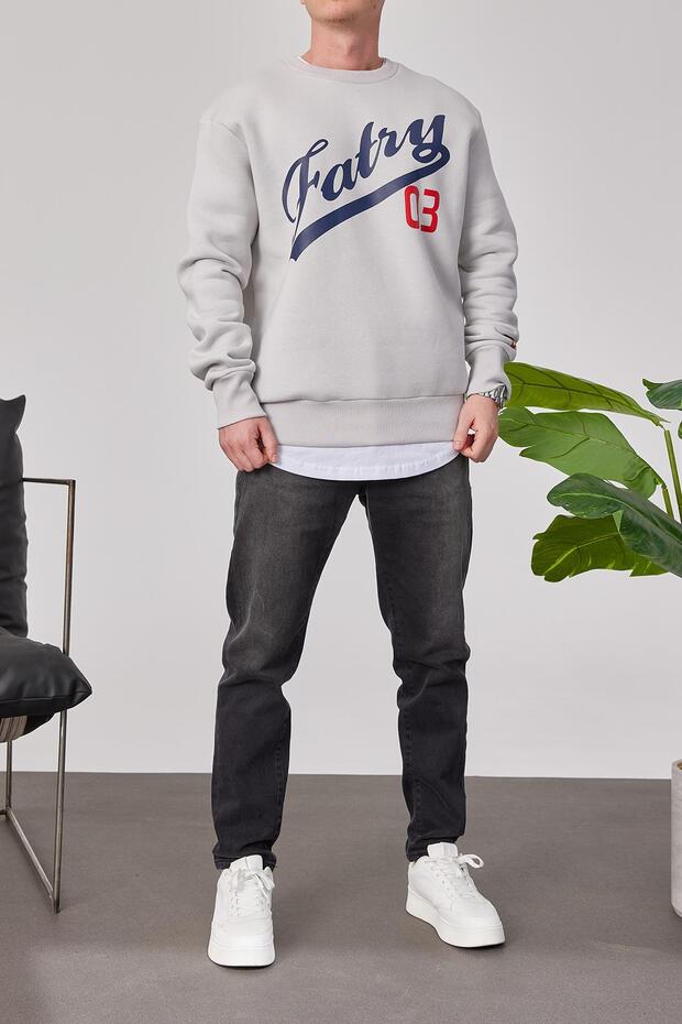 سويت شيرت رمادي فاتري - 6