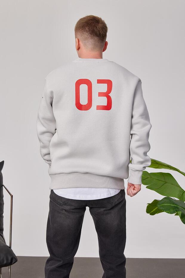 سويت شيرت رمادي فاتري - 4