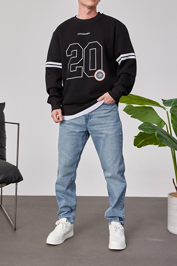 Officialman Siyah Sweatshirt - 4