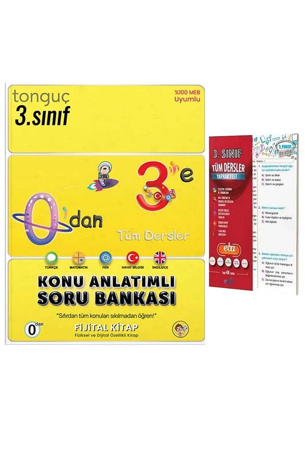 Tonguç 3. Sınıf 0 Dan 3 E Konu Anlatımlı Soru Bankası + Tüm Dersler Yaprak Test - 2
