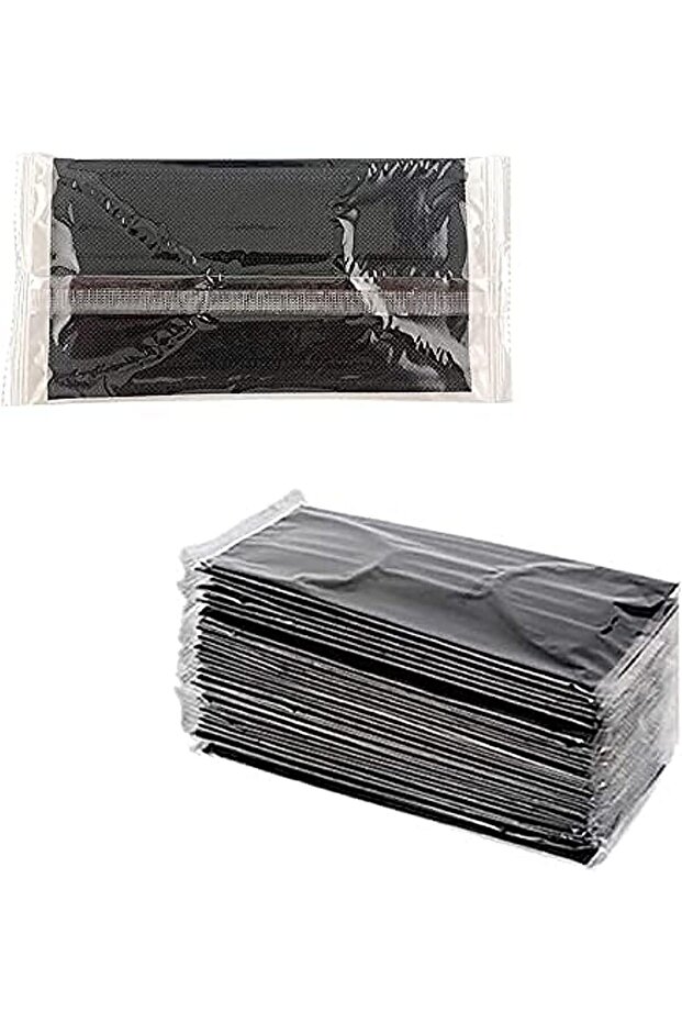Medone Plus 40pcs Black/white Individually Wrapped Adult's Disposable Face Masks