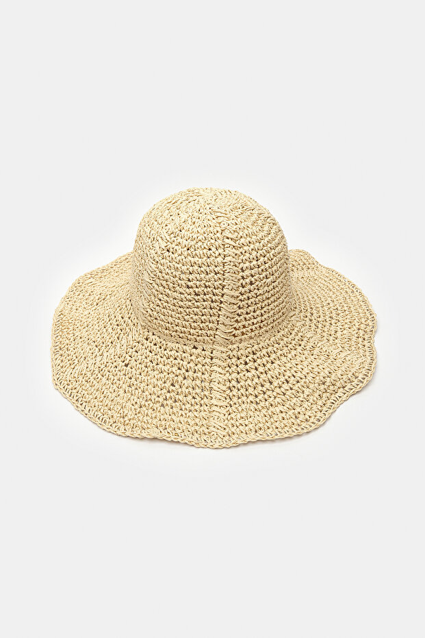 Lara Naturel Şapka - 1