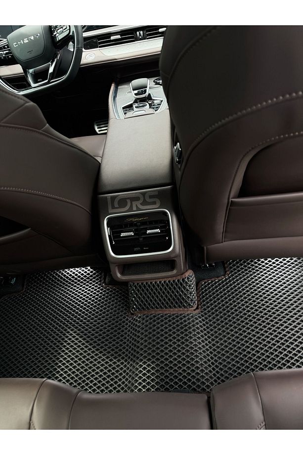 CHERY TİGGO 8 PRO AVANTGARDE EVA PASPAS TAKIMI (7 KİŞİLİK) SİYAH-KAHVE - 4