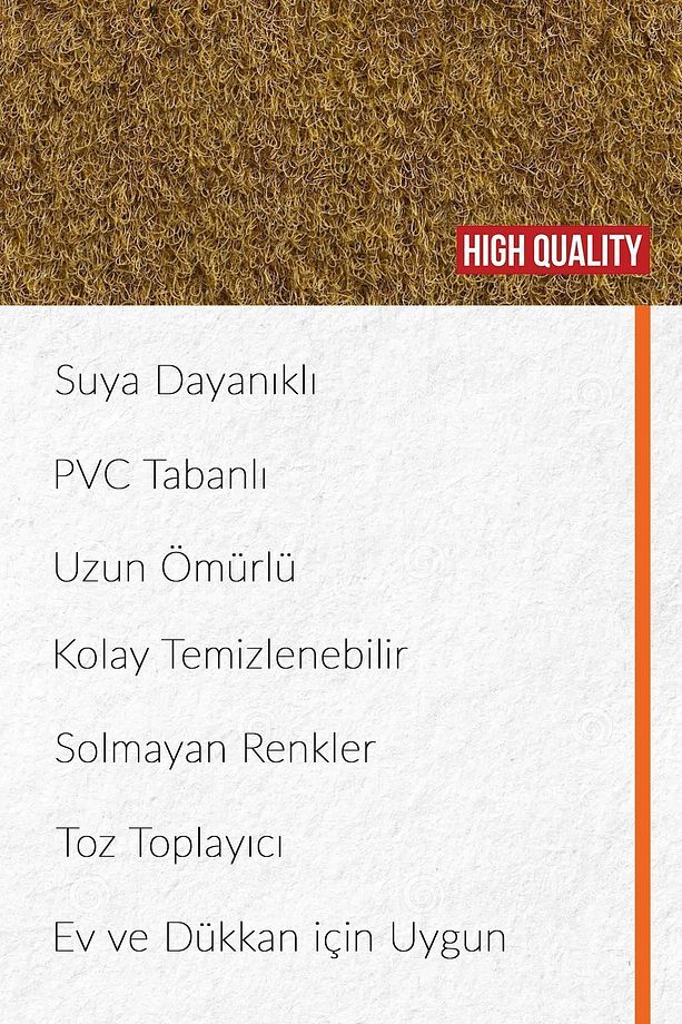 Ev Ve Iş Yeri Paspas Iç Ve Dış Mekan Paspası Kapı Önü Paspası Renkli Paspas Toz Ve Nem Alıcı Paspas - 2