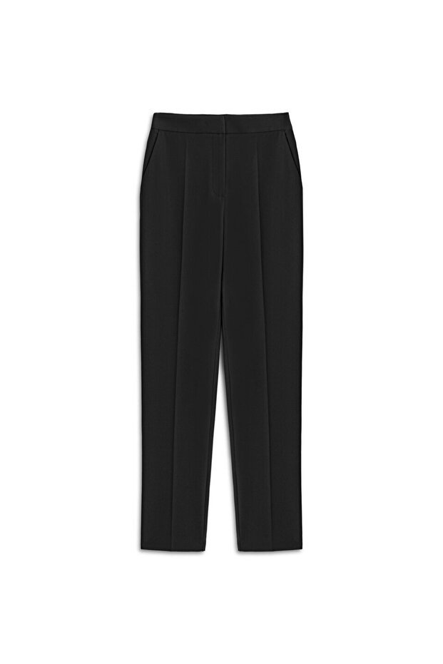 KONTRAST ELASTİK BEL PANTOLON - 3