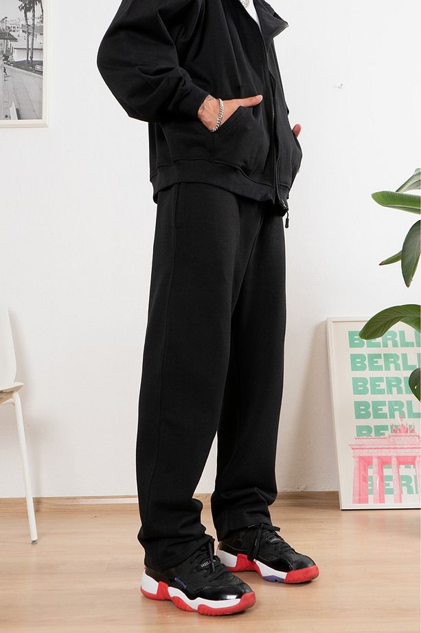 Siyah Erkek Jogger Eşofman Altı TH1012SY - 2