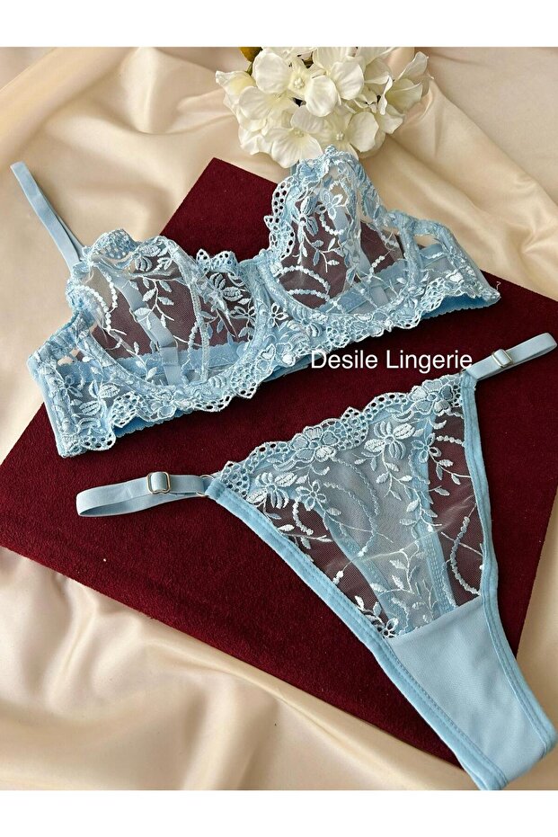 Modrý braletový oblek - 4