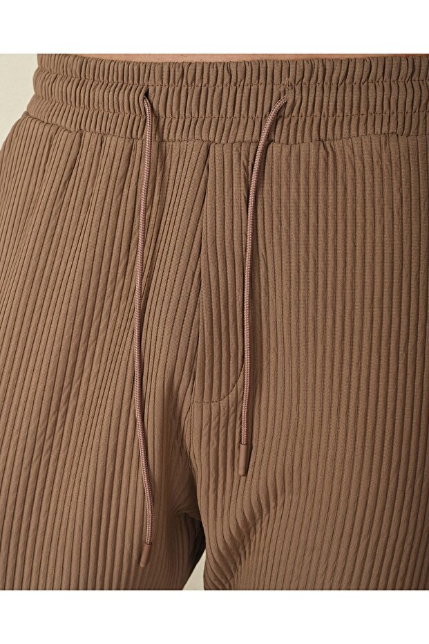 Fitilli Oversize Ottoman Pantolon - 2