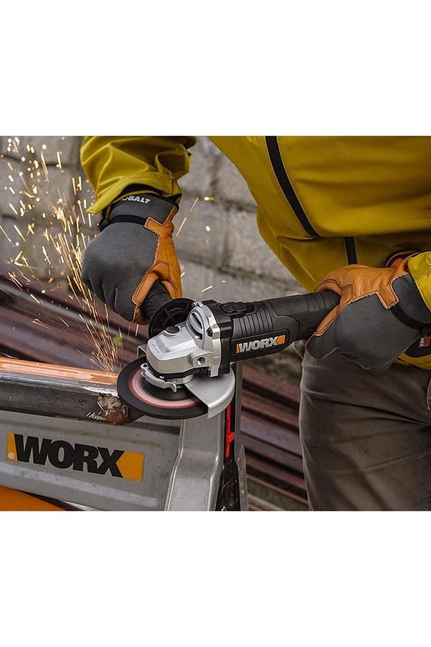 Wx812.9c Tek Akülü Şarjlı Avuç Taşlama 20volt 2.0ah. 125mm - 3