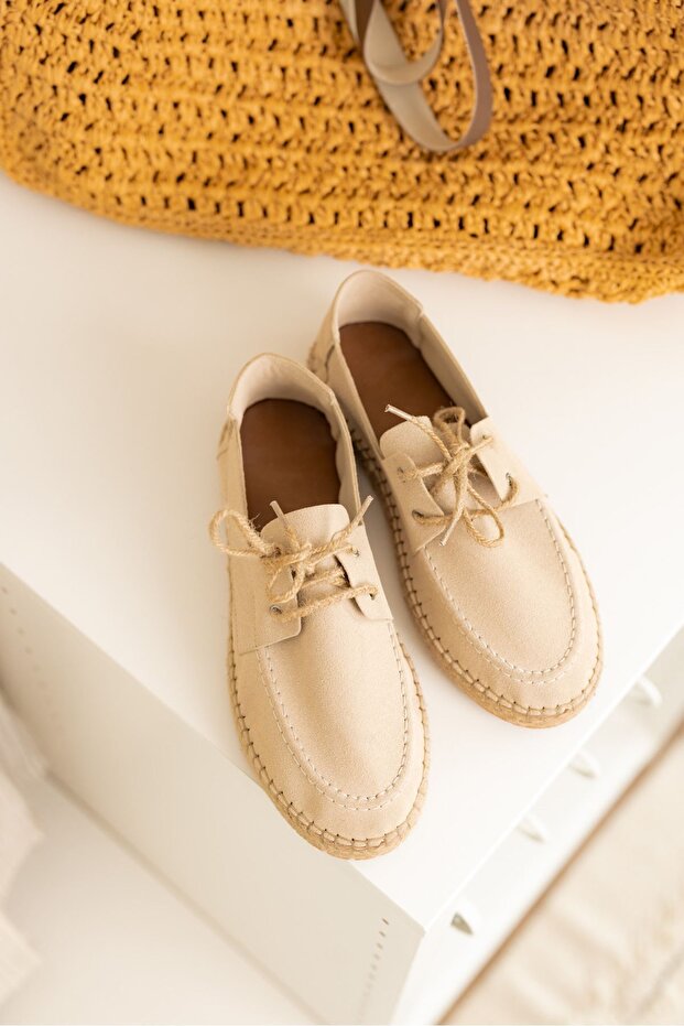 Riven Bej Espadril - 1