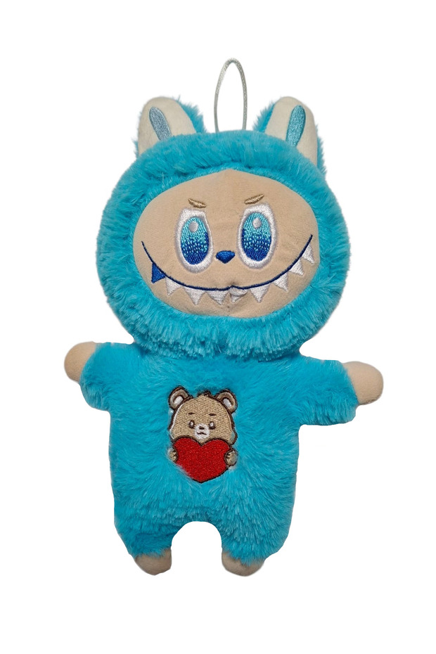Labubu Figür Peluş 25 Cm Çanta Charm Hediyeli (1 ADET) - 4