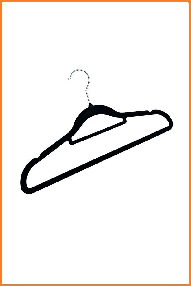 Kadife Askı ,pantolon Askısı, Elbise Askısı, Yüksek Kalite Kadife Kıyafet Askısı, 41 Cm, 10 Adet - 5
