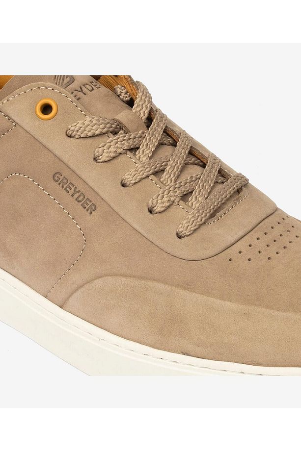 Erkek Vizon Hakiki Deri Sneaker Ayakkabı 4y1sa17421 - 5