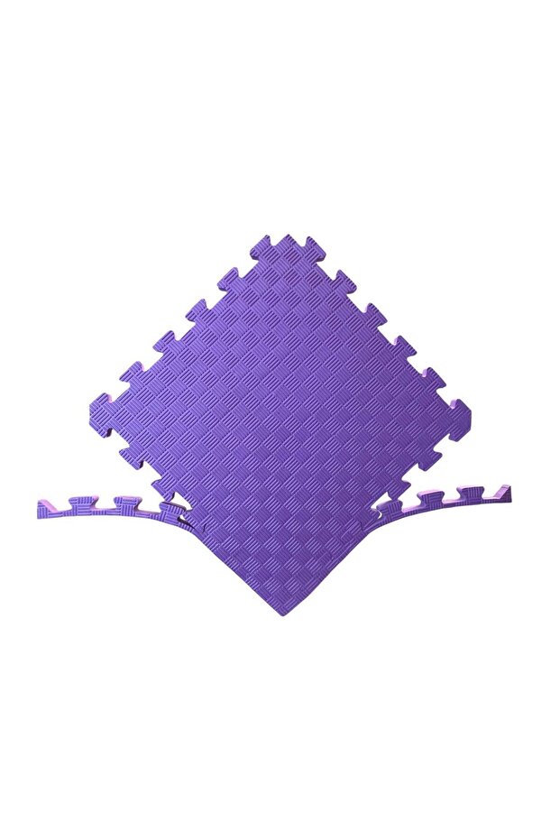 AFFECTİONE Tatami Minderi 20mm 50x50 Çift Yönlü Kullanım Sade Renk Mor