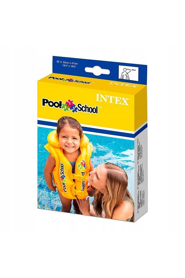 Şişme Can Yeleği Deniz Yeleği Şişme Cankurtaran Yelek Life Vest Yakalı Can Yeleği Emniyet 50x47 cm. - 6