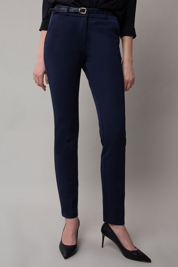 Yüksek Bel Slim Fit Pantolon – Şıklığın Güçlü Duruşu - 4