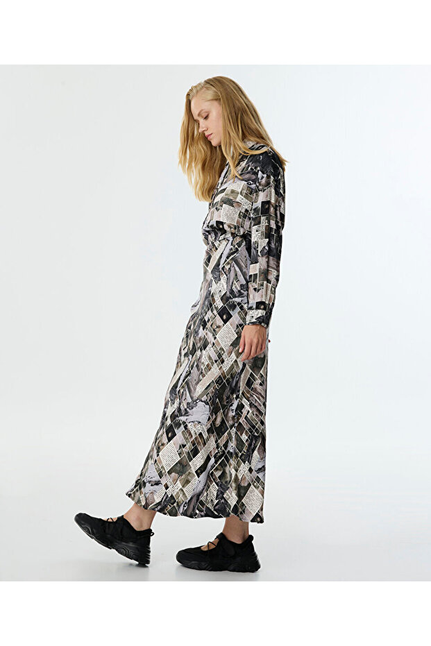 GÖRSEL BASKILI VİSKOZ ETEK - 5