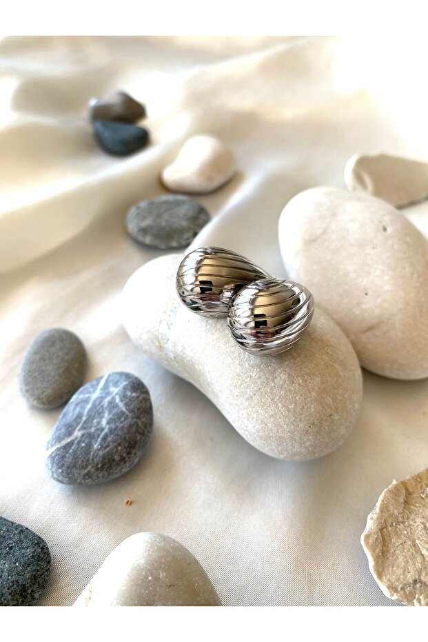 Chocolate Earrings Silver