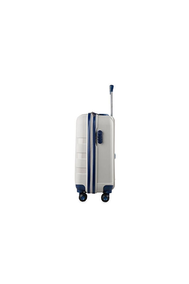 BEJ MAVI VALIZ KABIN BOY UNISEX VALIZ PP1010-140-S Renkli - 2