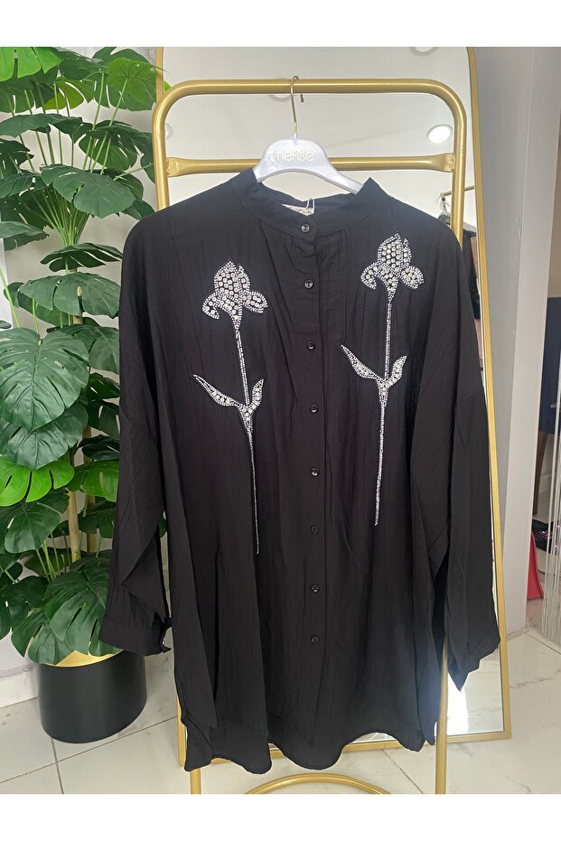 Çiçek Taşlı gömlek - 2
