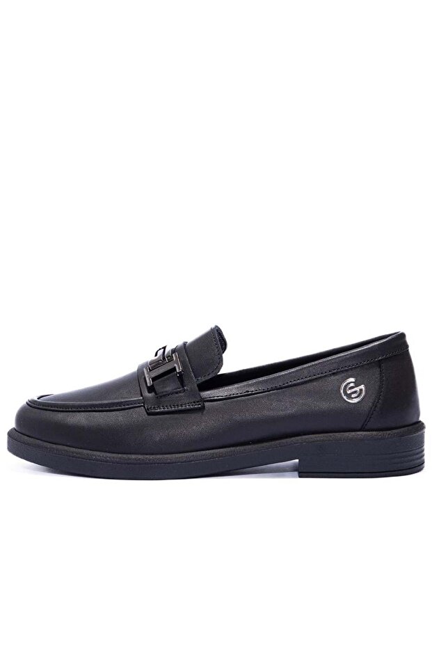 Fontela Women's Genuine Leather Loafer Shoes 2121Fg