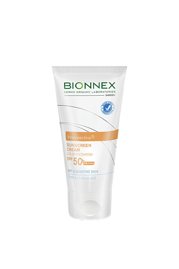 Bionnex Preventiva Sunscreen Cream SPF 50+ For Dry - Sensitive Skin - 50 ml