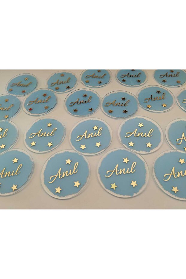 Plexiglass Magnet Starry - 30 Pieces - 1