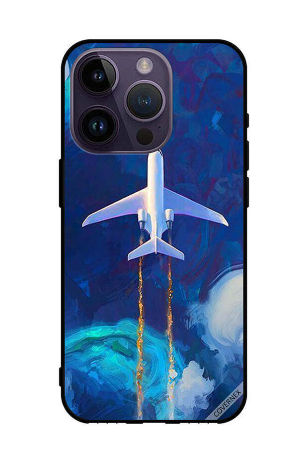 غطاء حماية لهاتف Apple iPhone 14 Pro - فن الطائرة