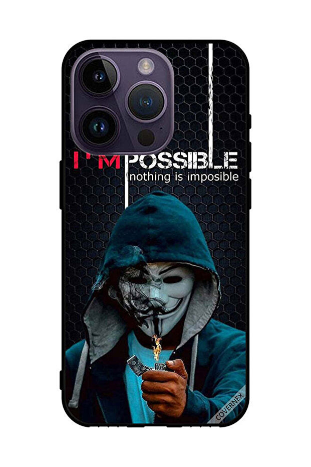 Protective Case Cover For Apple iPhone 14 Pro I Am Possible Nothing Is Impossible