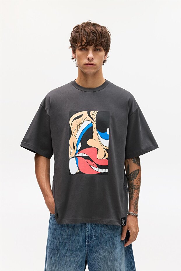 Siyah Bráulio Amado Tişört - 2