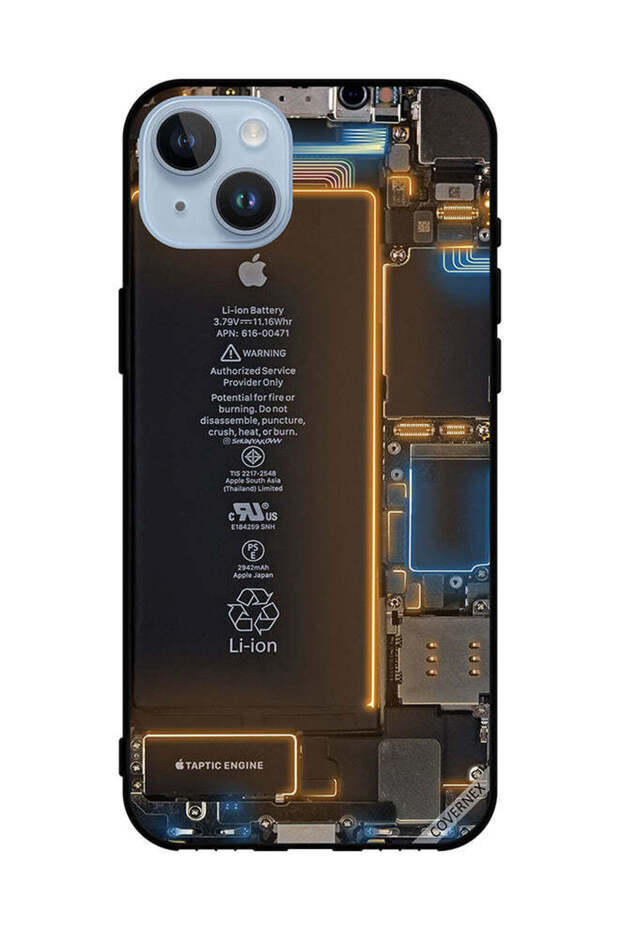 غطاء حماية لهاتف Apple iPhone 14 Plus بنمط داخلي خلفي