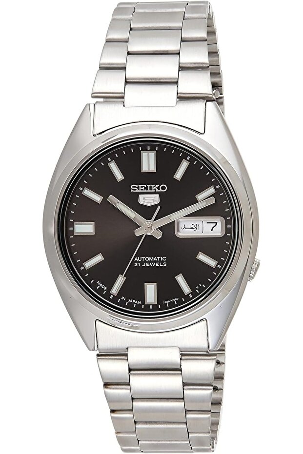 Men Automatic Watch, Analog Display And Stainless Steel Strap SnXS79J1