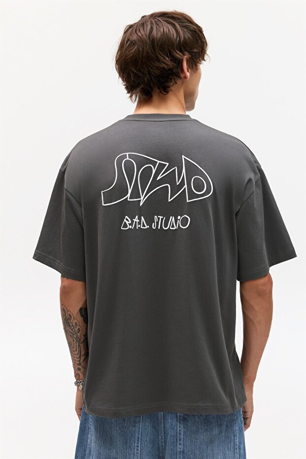 Siyah Bráulio Amado Tişört - 5