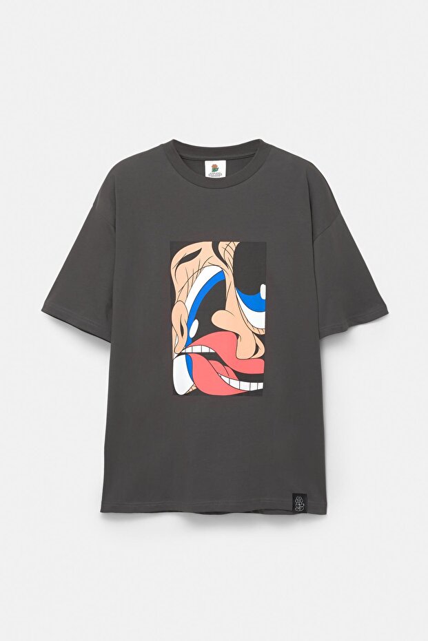 Siyah Bráulio Amado Tişört - 7