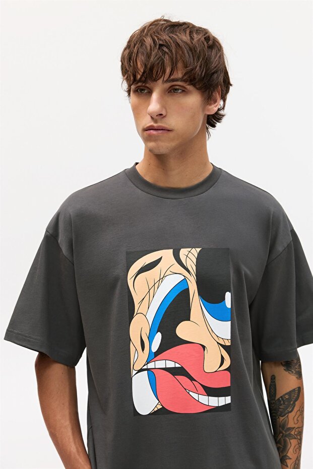 Siyah Bráulio Amado Tişört - 6