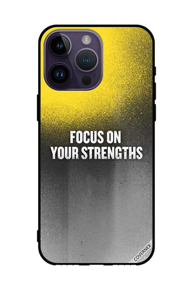غطاء حماية لهاتف Apple iPhone 14 Pro Max ركز على نقاط قوتك