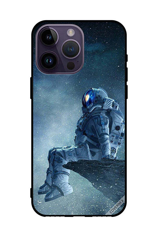 غطاء حماية لهاتف Apple iPhone 14 Pro Max - رائد فضاء متعب