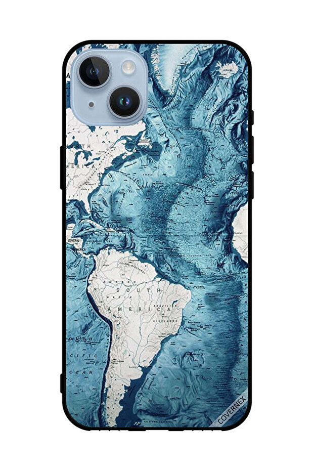 غطاء حماية لهاتف Apple iPhone 14 Plus - فن الخريطة