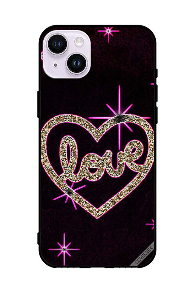 غطاء حماية لهاتف Apple iPhone 14 Love Heart