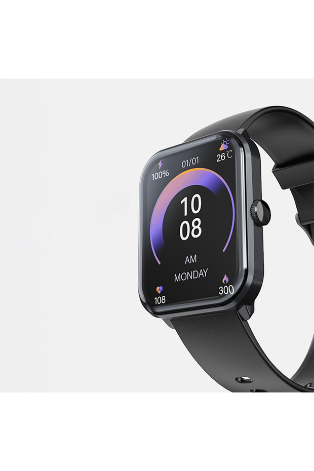 LW-218 Akıllı Saat TFT Ekranlı iOS ve Android Uyumlu Siyah - 7