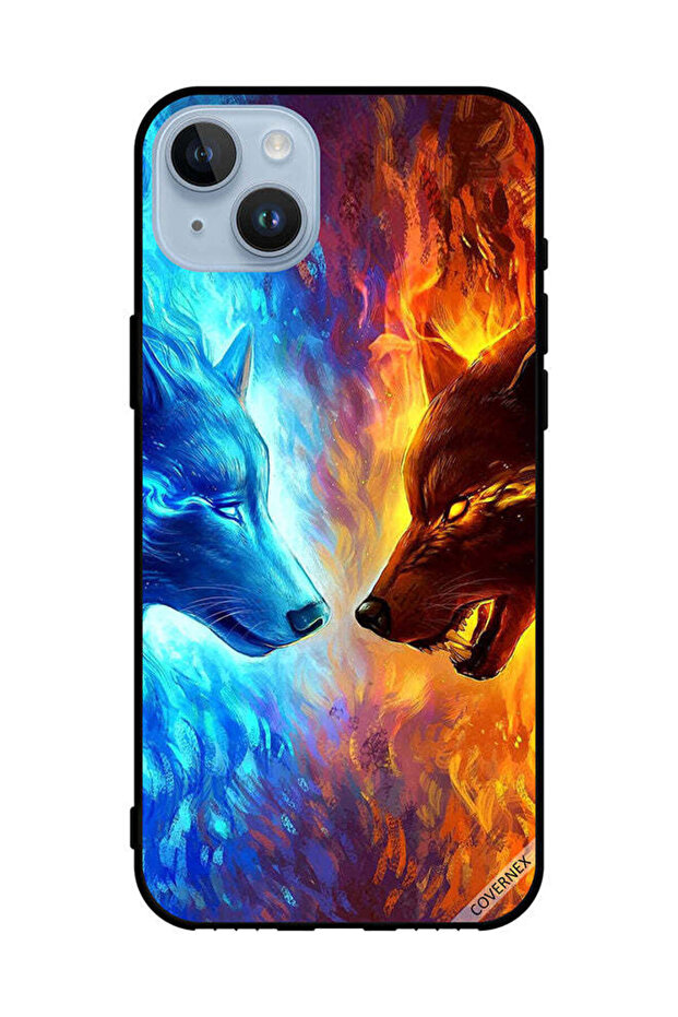 غطاء حماية لهاتف Apple iPhone 14 Plus - ذئب الماء والنار