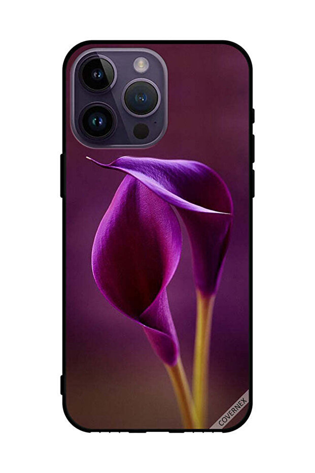 غطاء حماية لهاتف Apple iPhone 14 Pro Max زهرتان جميلتان
