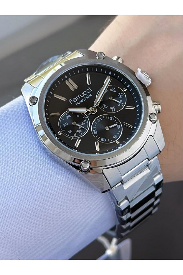 Men's Functions Active Metal Cord Wrist Watch