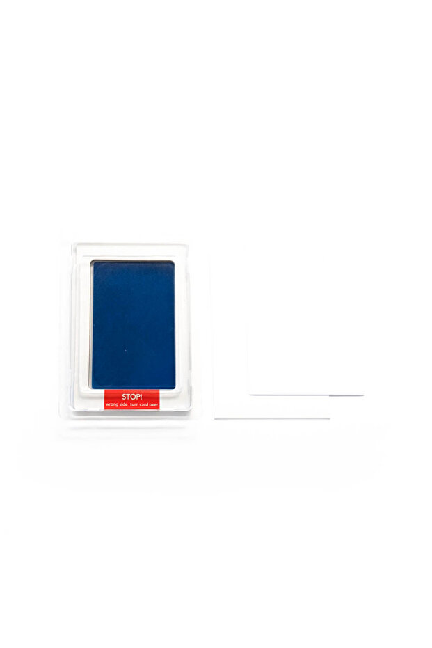 Clean Fingerprint with two imprint cards - Navy Blue - 1