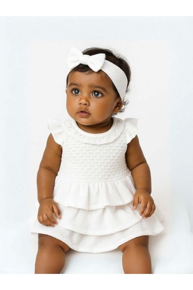 Baby Girl Layered Bandana Dress