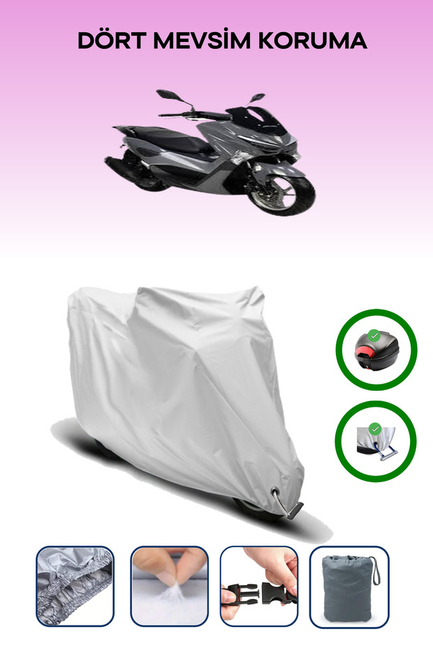 Gray Rear Bag and Lock Compatible Revolt Rsx5 Engine Tarpaulin Protection Cover