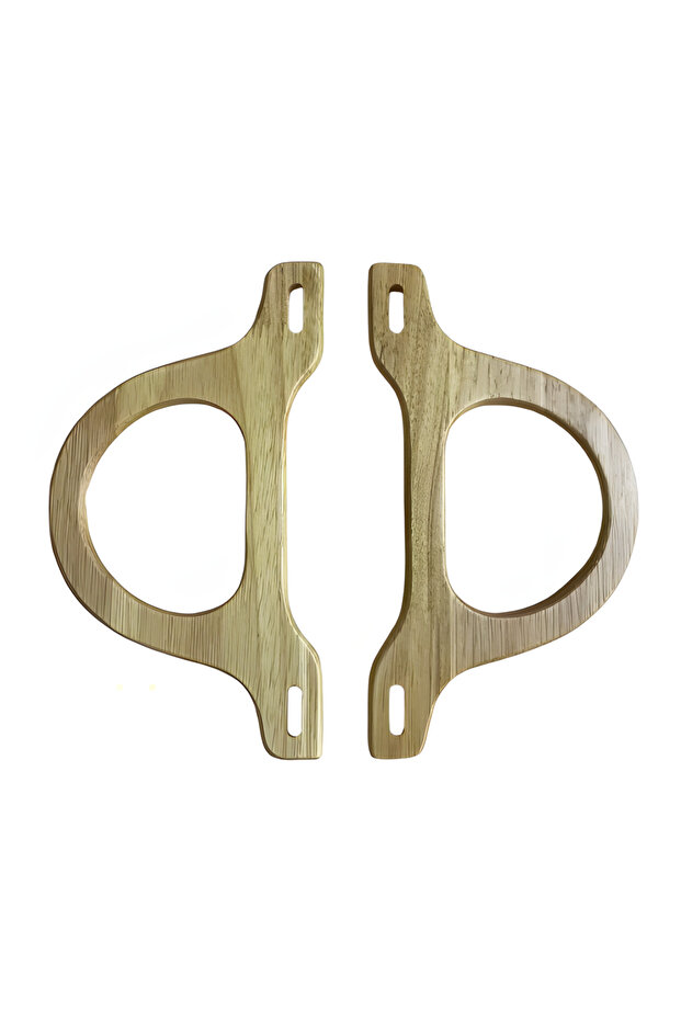 Elegant Wooden Bag Handle 10*21 cm Ah1021