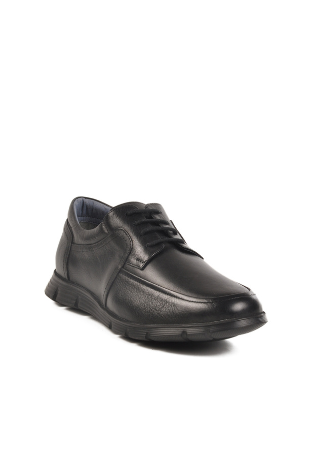Black Genuine Leather Men's Classic Shoes 667 m