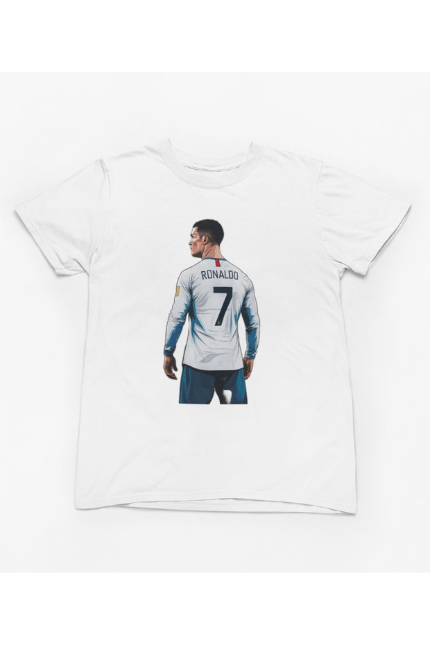 Stil-X New Cristiano Ronaldo Printed Cycling Collar Men's Children's and Youth Tshirt
